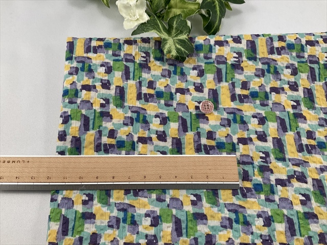 綿ローンミラクルウェーブ幾何学