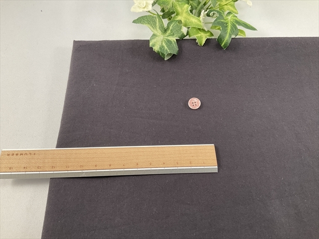 近江晒ワッシャー綿ブロードチャコールグレー