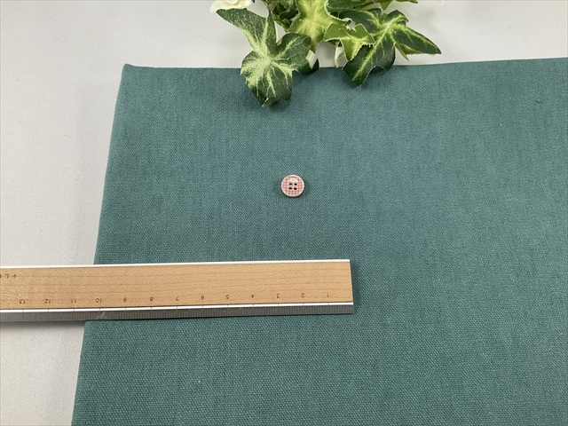 綿麻キャンバスターコイズグリーン