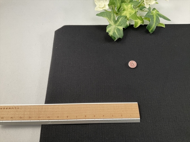 ミニミニヘリンボンコットンブラック