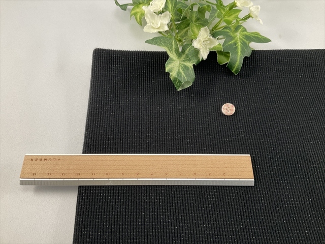 MIXラメテレコニットブラック