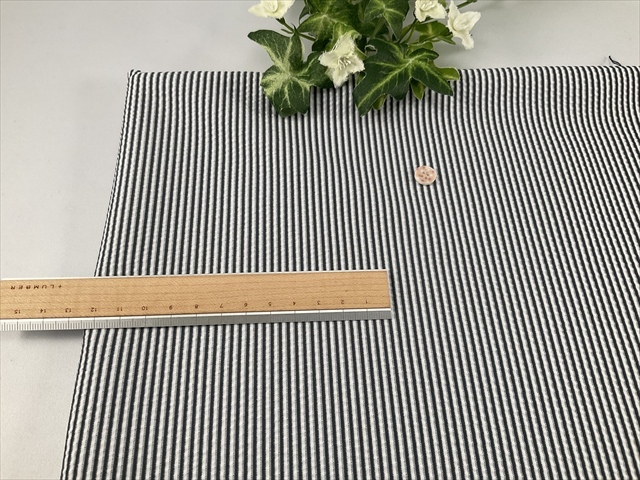 コードストライプニットダークネイビー