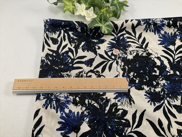 くったりリネンライク天竺フラワー