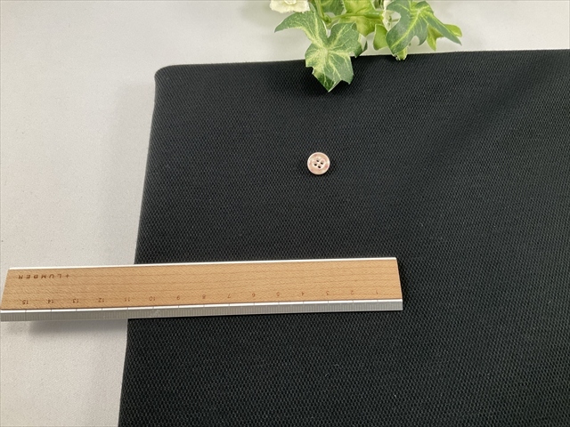 ダブルフェイスニットブラック