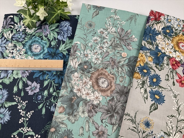 綿ローンしなやかフラワー