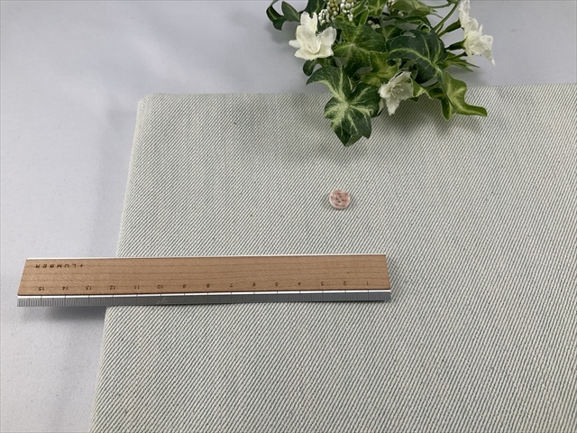 厚手ツイルブルー杢