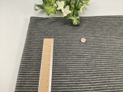 グレー杢ミニボーダー天竺