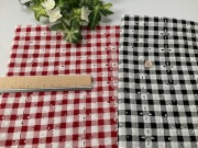 綿ローンギンガムレース