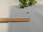 ストレッチギンガム水色