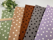 水玉コットンオックス