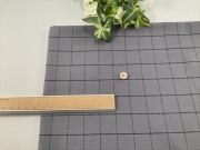 コットンストレッチチェックグレー