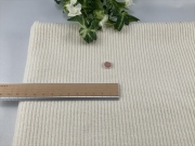 柔らか起毛テレコニット生成りオフ