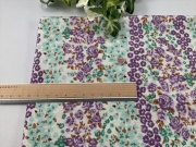 強撚天竺ストライプフラワー