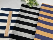 2色ボーダー天竺