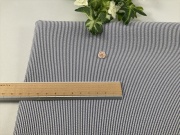 ポリエステルサッカーストライプブルー