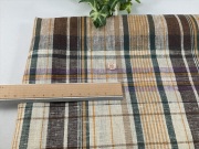 タータンチェックリネンベージュ