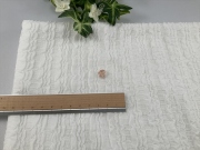 チュール調ふくれニットホワイト