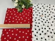 綿ローンミラクルウェーブランダムドット