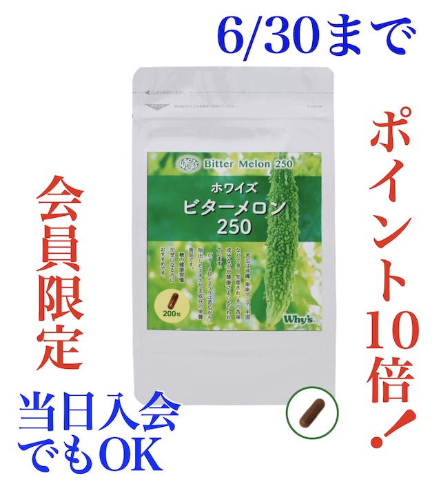 ビターメロン250キャンペーン画像6月