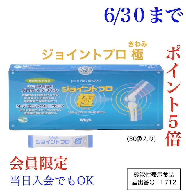 ジョイントプロ極 キャンペーン6月画像