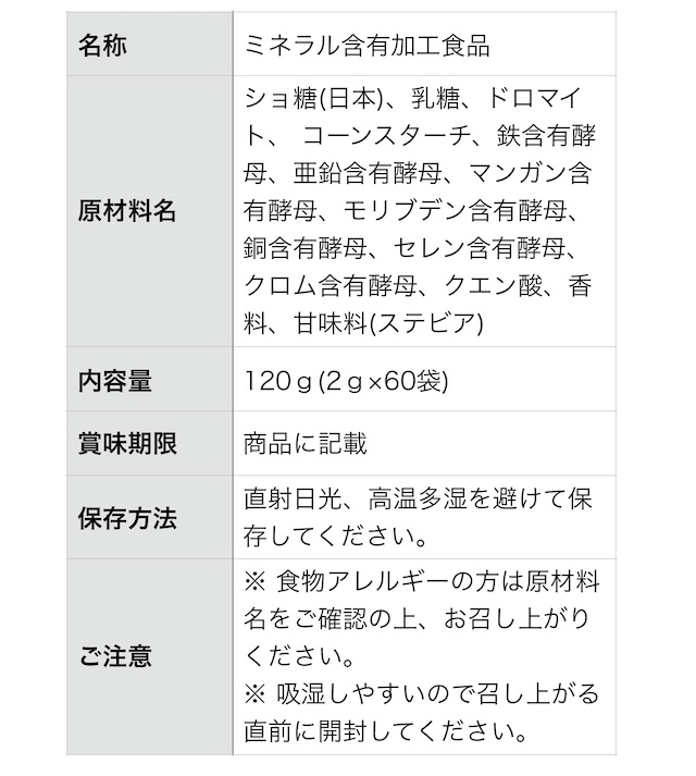 KMN商品詳細