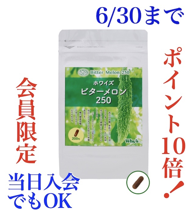 ビターメロン250キャンペーン画像6月