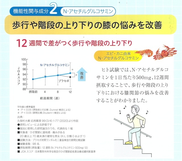 ジョイントプロ極Nーアセチルグルコサミンデータ