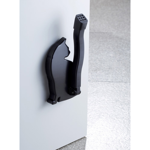 しっぽでピタッ！ドアストッパー（ブラック） | コスモウォーター会員