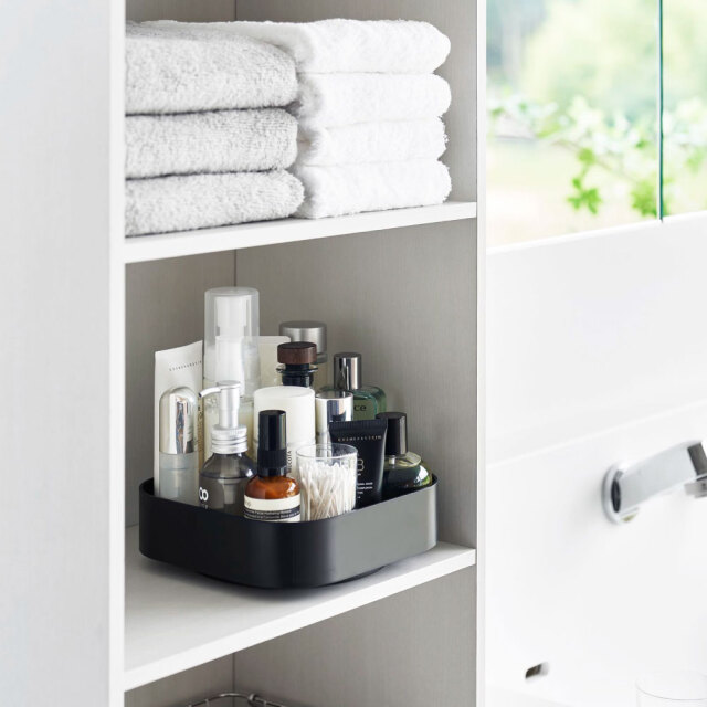 回転式収納ラック スクエア（ブラック） | コスモウォーター会員さま