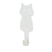 ねこマグネットフック（ホワイト）