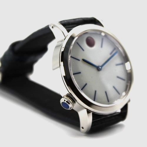 有田焼白磁の頂点・手巻付自動巻　【 THE SPQR  arita 　表裏ダブル有田焼 プロトモデル】　  有田の名門窯「しん窯」白磁＋木曽漆夜光文字盤 × 白磁・稲穂紋様裏蓋 × 濃紺クロコダイル 【限定1本】　