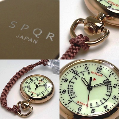 イチバン人気カラー ナースウォッチ ピンクゴールド Spqr Nurse Watch Pink Gold