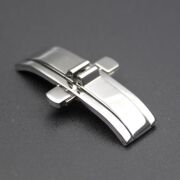 【SPQR Ventunoシリーズ 共通純正】 　無垢ステンレスバンド １８mm 専用ワンプッシュ開閉式・観音開きバックル単品（エンドピースなし）　【限定20個】