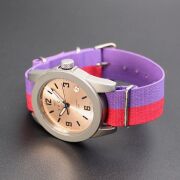 20年間ロングラン　SPQR 超定番 AQ　初代モデル残留在庫30%LESS　【 SPQR  MASTERPIECE　ピンク文字盤 × 入手至難・英国工場直輸入 NATOレジメンタル#21 】　 【限定1本】