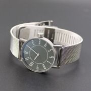 ふるさと納税 小物 長野県 岡谷市  腕時計 クオーツ式 五十嵐　威暢　eki watch φ30mm グレイ／ステンレスメッシュ 腕時計 時計 ブランド SPQR スポール メン… SPQR公式サイト限定仕様】 グッドデザイン賞受賞 五十嵐 威暢