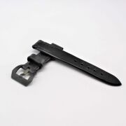 【SPQRオリジナル  SOMESサドルレザー・ブラック×サテンブラック 　Fish Tail  Buckｌｅ 20mm】  　SPQR 公式サイト試作プロト品　SOMESレザーとパネライ向けバックルの組み合わせ　　【限定1本のみ】