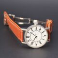【特別仕様　ekiwatch φ37ｍｍ × SOMES贅沢バンド】　グッドデザイン賞受賞　世界的アーティスト　五十嵐　威暢 氏 デザイン   SOMES仏國カーフ・キャメル×ワンプッシュ式三つ折れバックル　【プロト品1本】