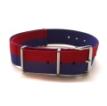 【 英国国防省認定工場製造　独自ルートで工場から直輸入品　限定4本 】　NATOレジメンタルストラップ #21 （18mm／青・赤）