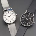 【グッドデザイン賞受賞】  五十嵐　威暢 氏デザイン　JR札幌駅のオリジナルと同一仕様誕生　 　eki watch  φ30mm  ２針モデル × 薄型レザー 又は 繊細ステンレスメッシュ　【受注生産】