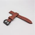 【SPQRオリジナル  SOMESサドルレザー×サテンブラック Fish Tail  Buckle　20mm】   キャメル・カーフ×ブラックパネライ向けバックル　公式サイト限定プロト　【限定1本】