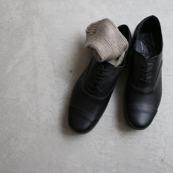 TR-001 chausser TRAVEL SHOES レースアップシューズ　BLACK