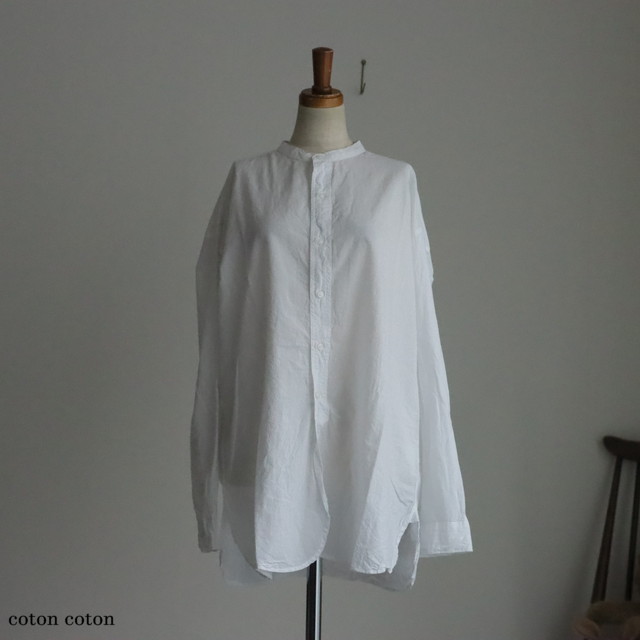 INAM2621 ARMEN 60s COTTON LAWN WASH UTILITY SHIRT