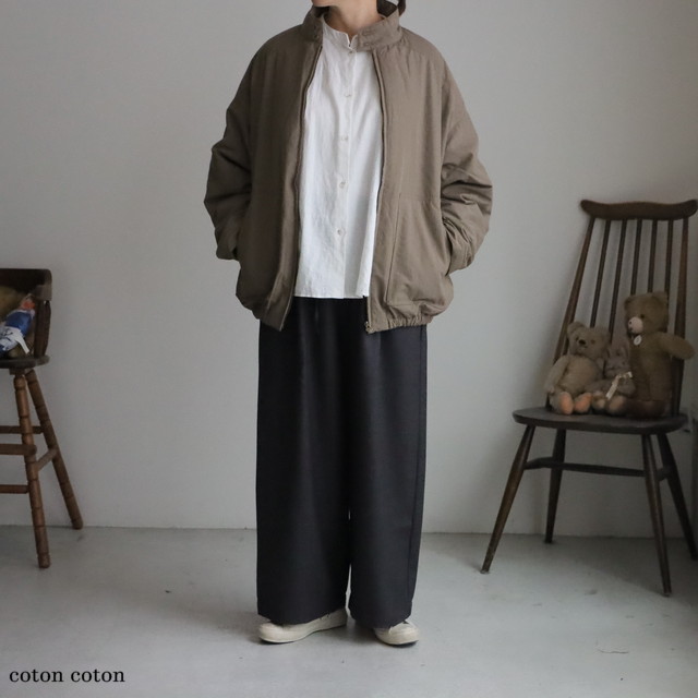 VC2779U  Veritecoeur  ユニセックスパデッドブルゾン　２色