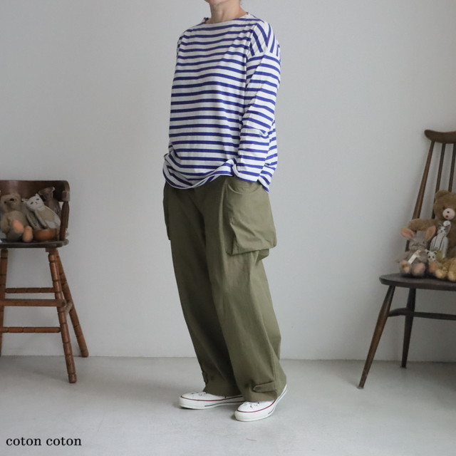 VCC529 veritecoeur 1×1.5 ボーダーL/S　2色