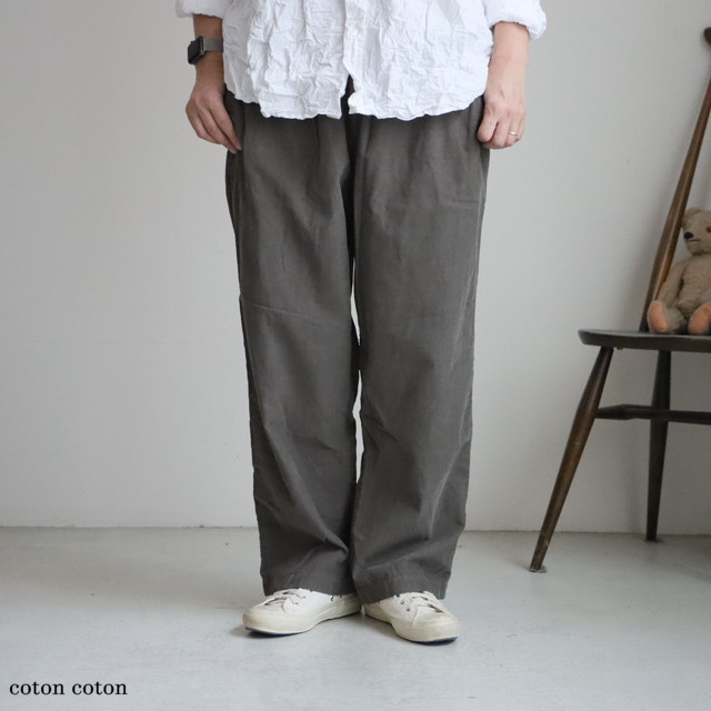 INHT2555CD　HTS 26 WALES CORDUROY OVERDYE EASY PANTS