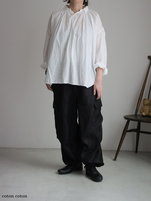 LA358 LABORATORY ニータックカーゴパンツ　BLACK