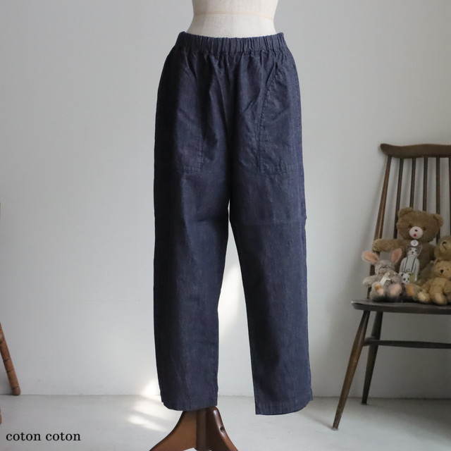 P72605　prit   6oz反応染めデニム スロウパンツ