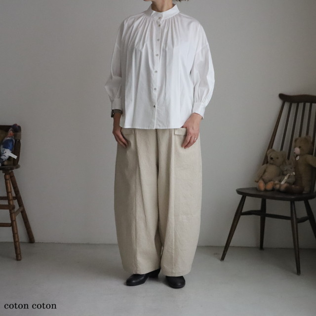 UT504AW11  Utilite ボリュームスリーブシャツ