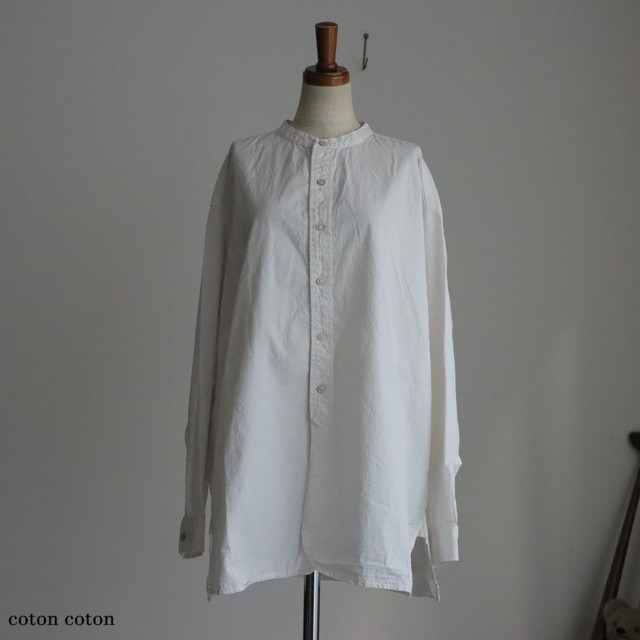 INAM2551PD ARMEN 40s POPLIN OVER DYE UTILITY SHIRTS 　