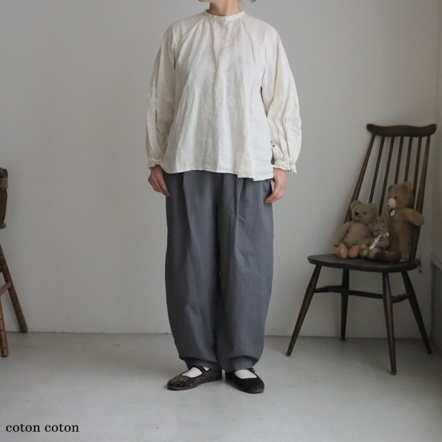 2701PT006252　buoy buoy shrink T/W CURVE SLACKS